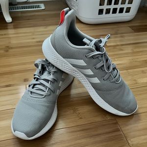 Adidas CloudComfort Womens sneakers / gray and white / size 11.5 / hardly worn